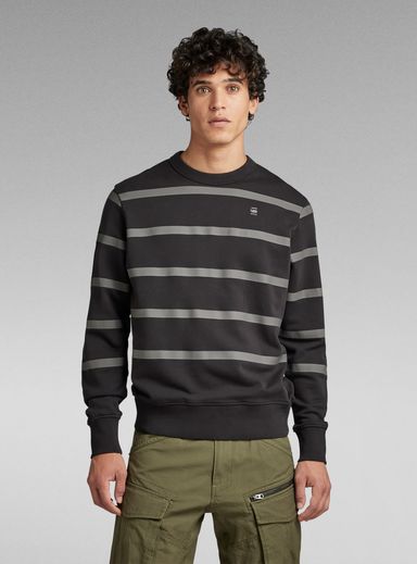 Placed Stripe Sweater